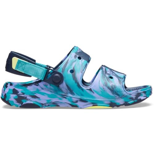 39！ Crocs Unisex-Adult Classic All Terrain Sandals, Navy/Multi
